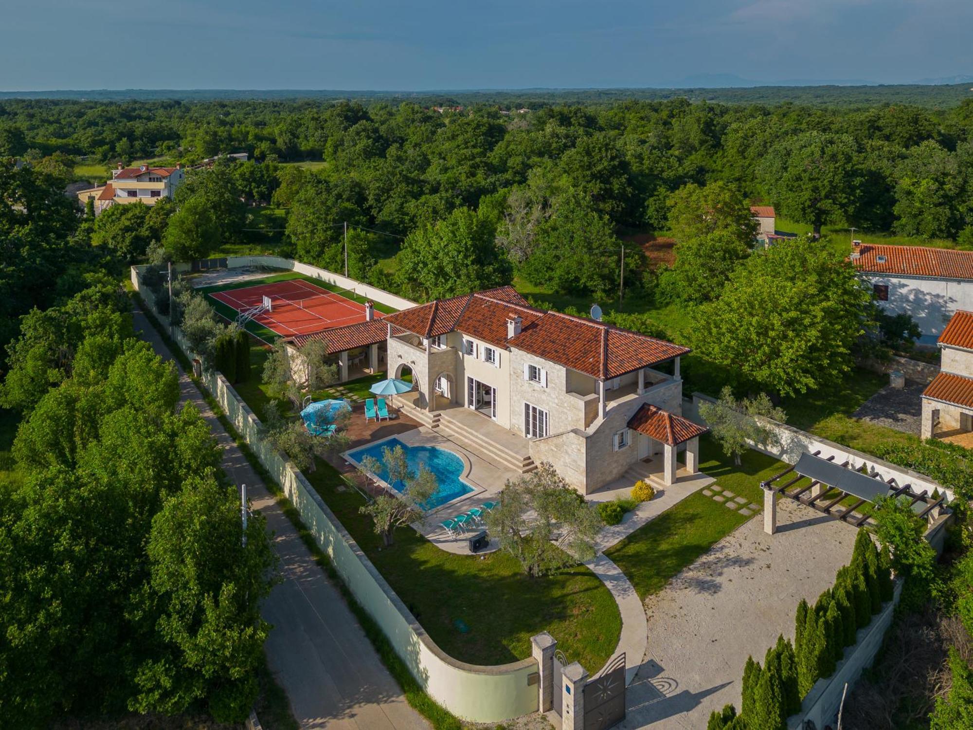 Villa Ortensia Mit Beheiztem Pool By Istrialux Светвинченат Экстерьер фото